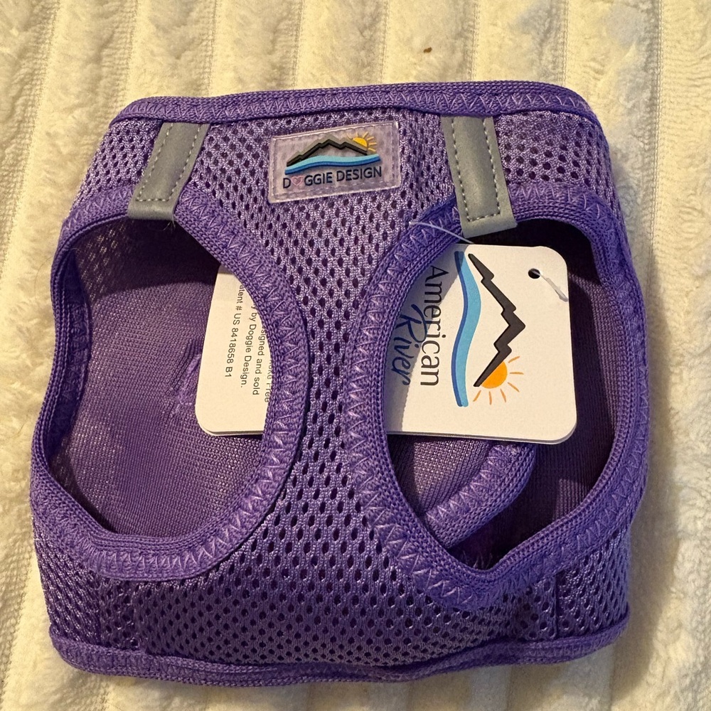 Doggie Design Purple Mesh Dog Harness